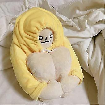 Brinquedo de pelúcia Homem Banana, boneco de pelúcia com ímã, boneco engraçado, brinquedo antiestresse, aniversário, tamanho único.