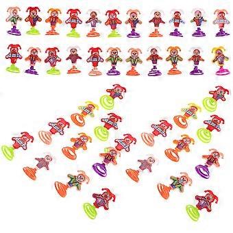 50 stuks clown fidget springspeelgoed, feestartikelen, springveren, cartoon springveren, creatief springspeelgoed.