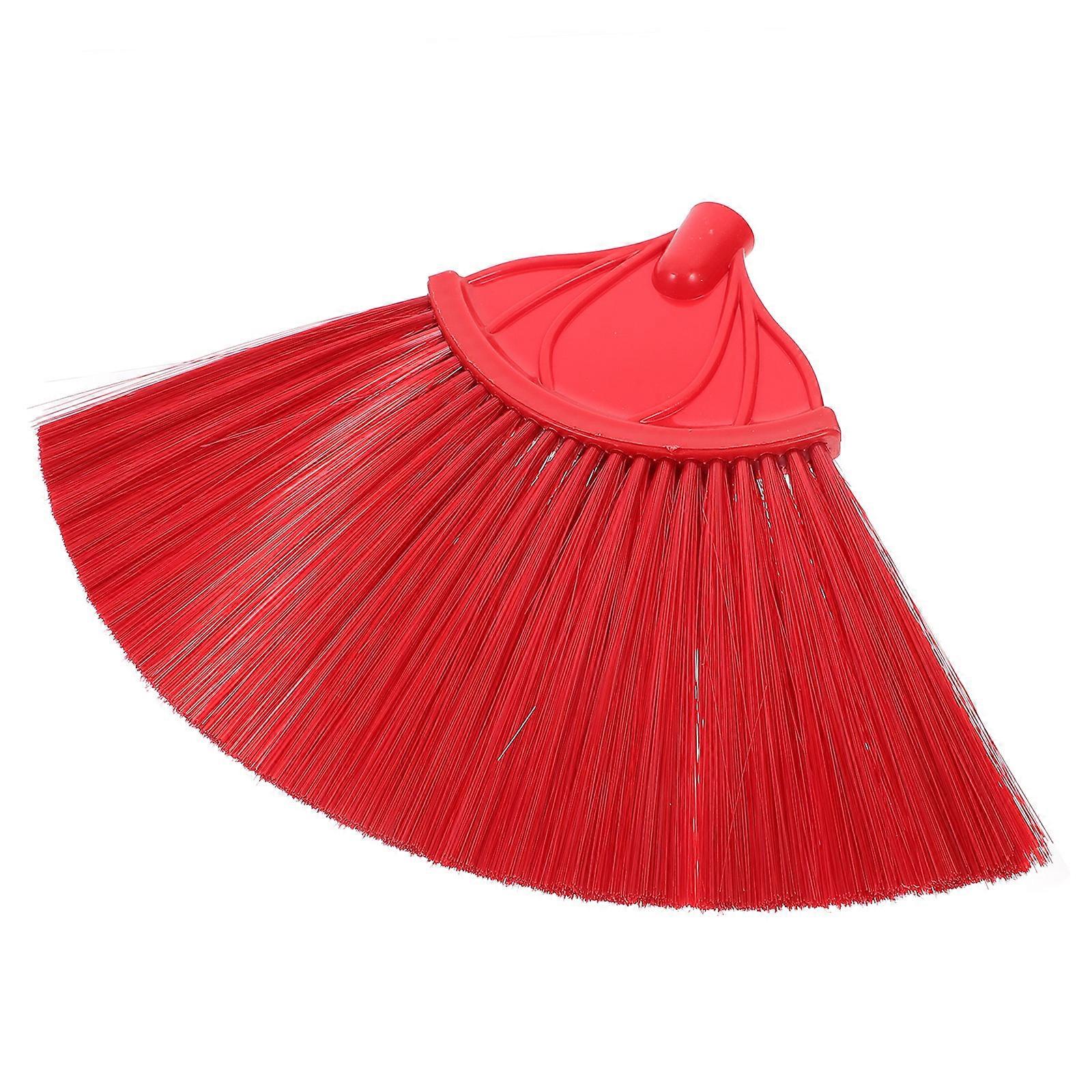 Cleaning Push Broom Head Replacement with Broom Head Red