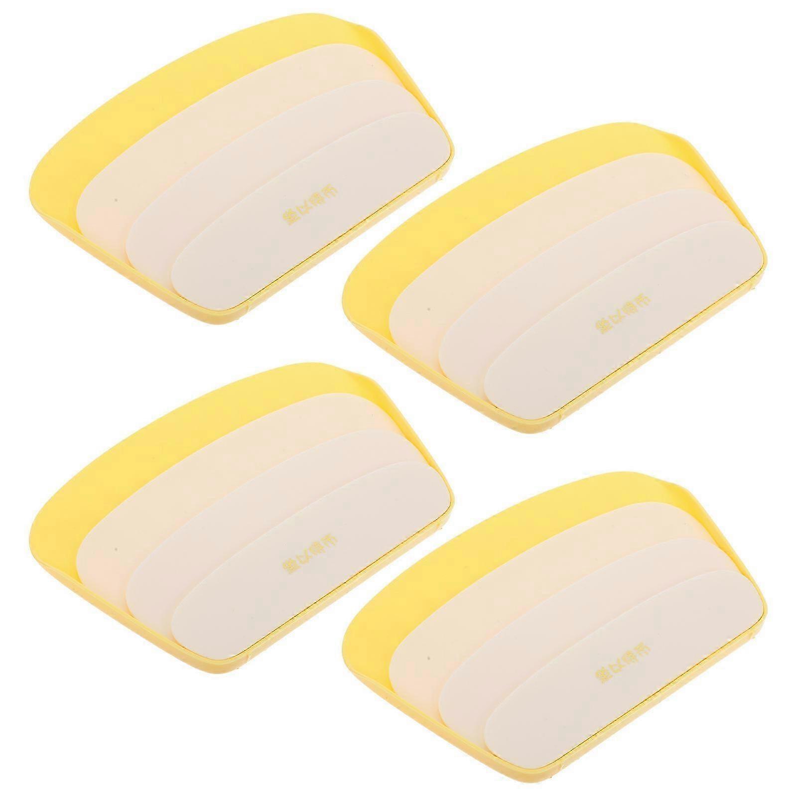 Plastic Playing Card Holder Stand for Display 4Pcs Durable ABS Material