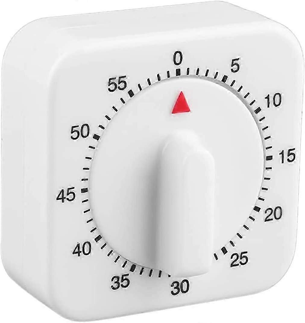 Mechanical kitchen timer 60-minute countdown audible alarm