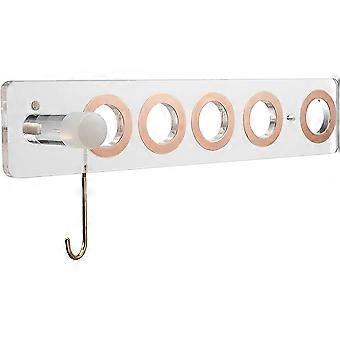 Magnetic wall mount for Dyson hair dryer, transparent, 40x8x1cm