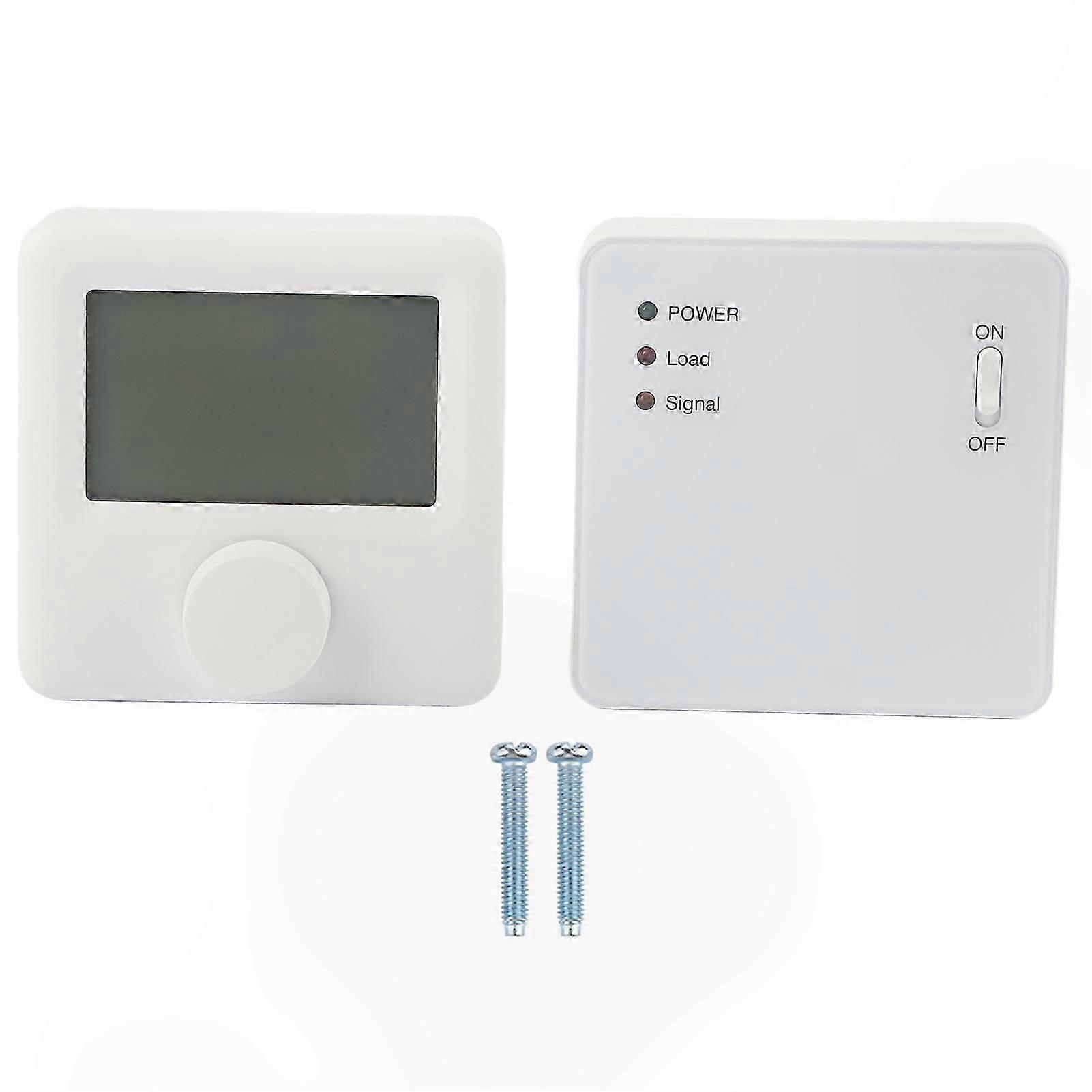 Wireless LCD Thermostat for Wall-Mounted Boiler Heating Control