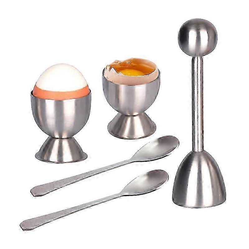 Stainless Egg Cutter And Cup Set