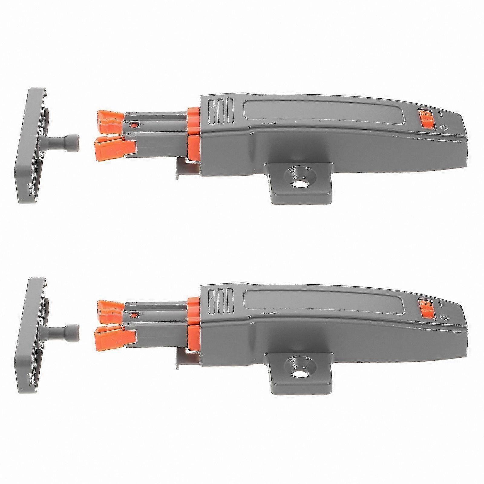 Adjustable Rebound Push Latches, 2-Pack Grey compatible with Home Use