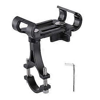 Bike Phone Mount Universal 360 Degree Rotatable Aluminum Alloy Cycling Mobile HolderYMQX)