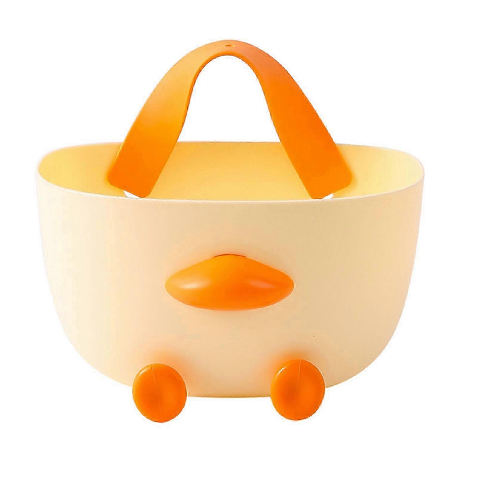 Compact Adhesive Kitchen & Bathroom Basket