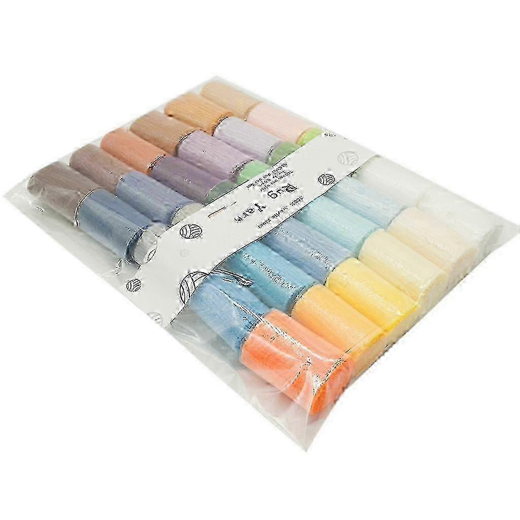 Pre Cut Yarn compatible with Latch Hook Tapestry - 30 Assorted Wool Colors KF
