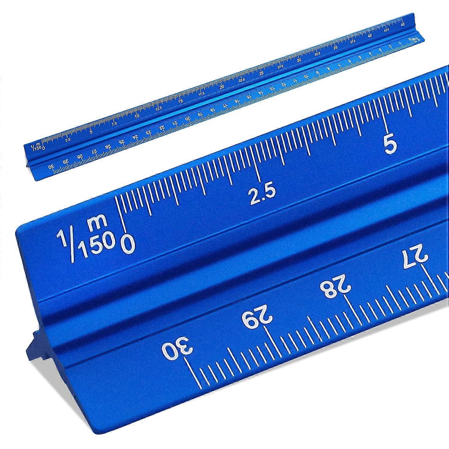 Triple-Sided Aluminum Architectural Scale Ruler