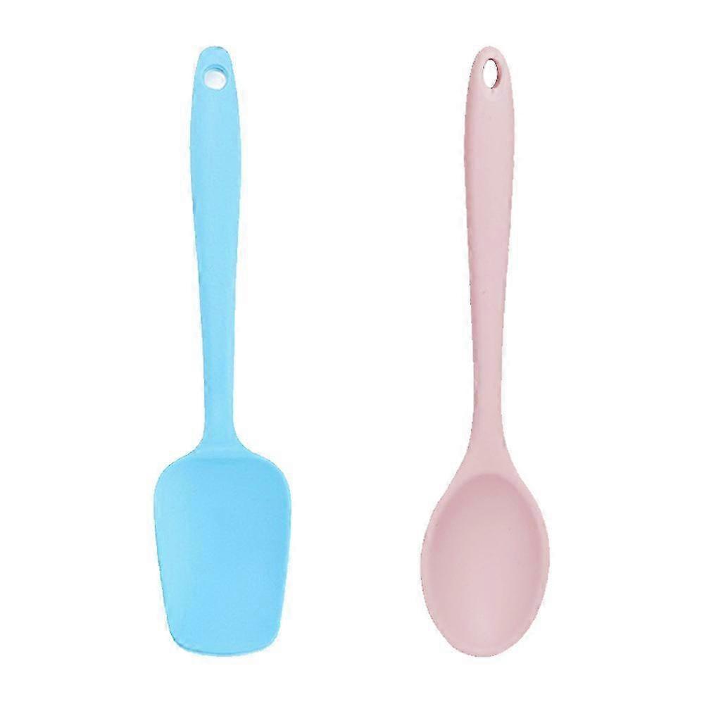 Flexible Silicone Mini Spatula Set 2pc