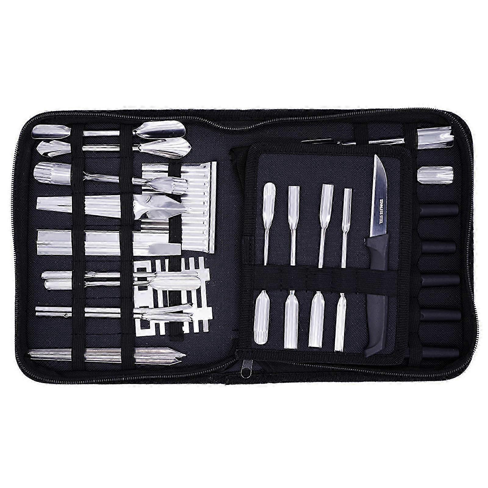Stainless Steel 46-Pc Fruit Carving Kit