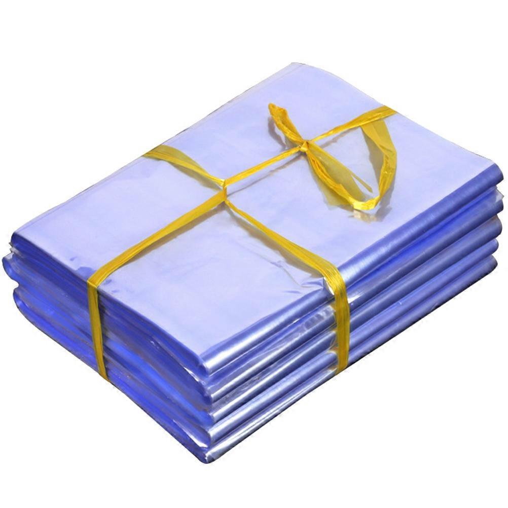 Shrinkable Wrapping Bag Clear Heat Packaging for Storage 100Pcs