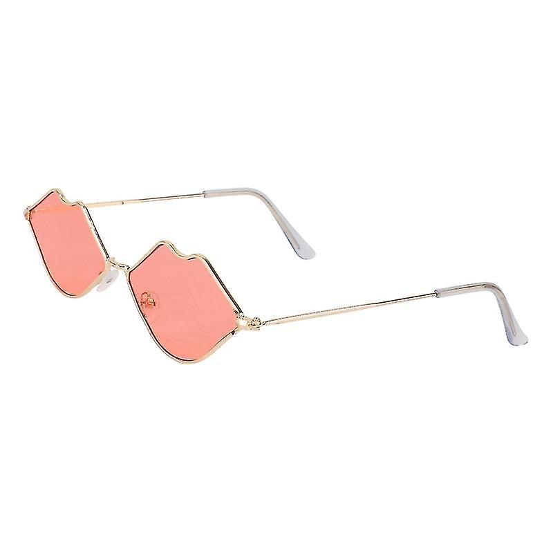14.5X14.2cm Pink Special Occasion Card Boxes & Holders 1 Pair Of Lip Design Sunglasses Personalized