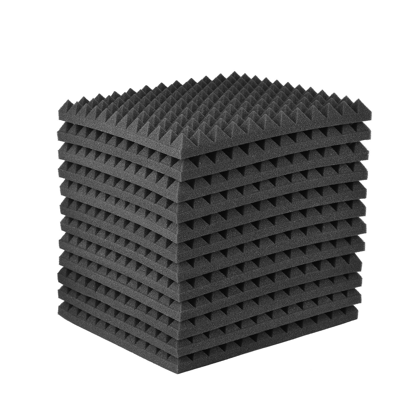 12 Pack-studio Foams Sound Absorption Proofing Panels High-density