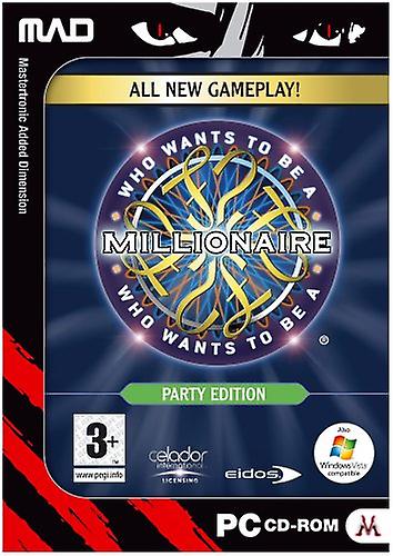 Who Wants To Be A Millionaire Party Edition (PC CD) - New & Sealed