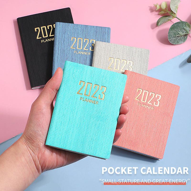 2023 Schedule Book A7 Daily Plan Notebook Planner Travel Notebook