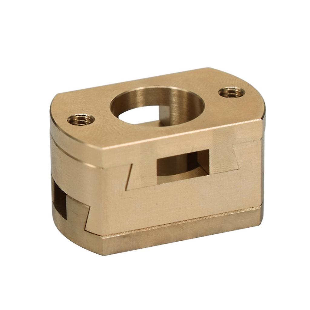 T8 Oldham Zaxis Screw Couplings Flexible Square Brass Coupling for 3D Printer