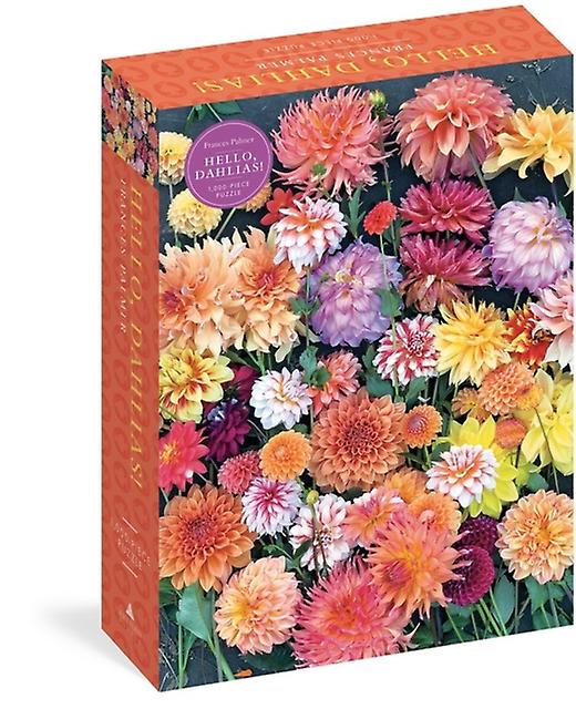 Hello Dahlias 1000piece Puzzle by Frances Palmer Multiplecomponent retail product Book