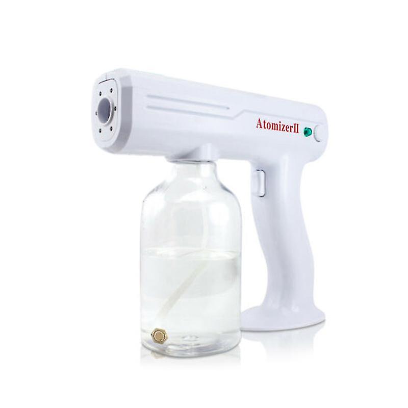 800ml Handheld Nano Atomization Sanitizer Sprayer Blue Light Akumulatorowy pistolet natryskowy Home Disinfection Machine Atomizer