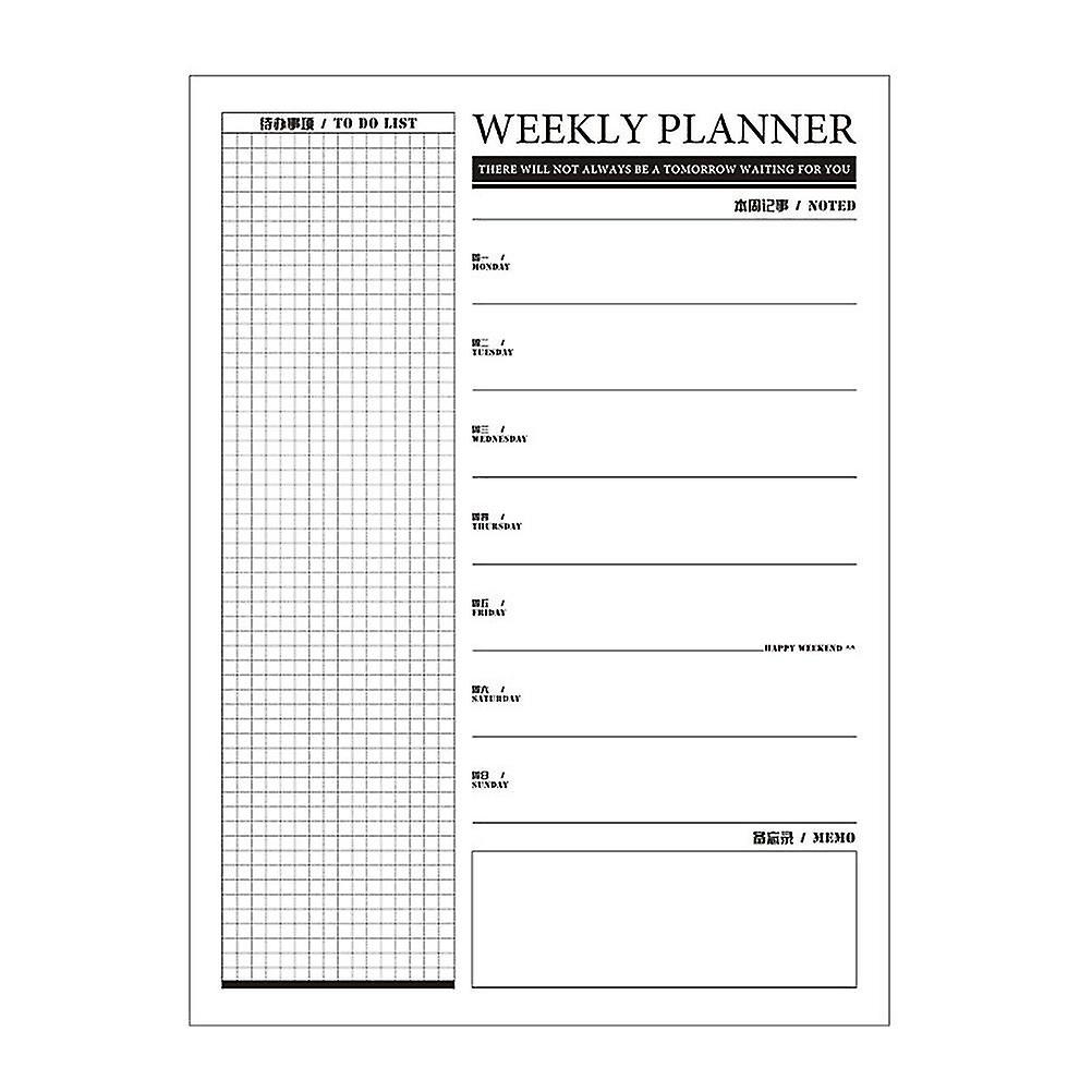 Weekly Daily Planner Agenda Schedule Organizer Paper For School Home To Do Lists Appointments Work O