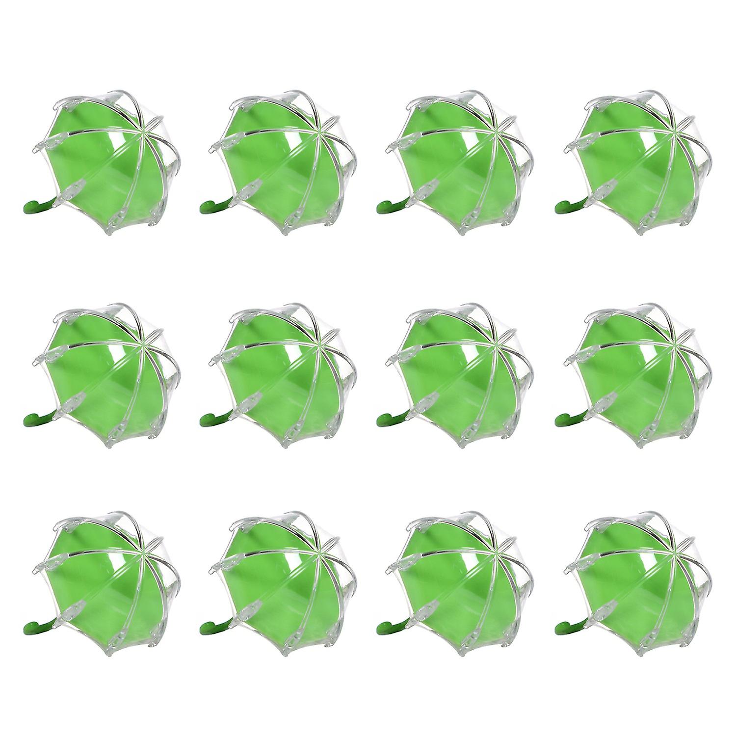 12Pcs Candy Box Creative Transparent Plastic Birthday Party Packaging Craft Candy Box Gift Decoratio