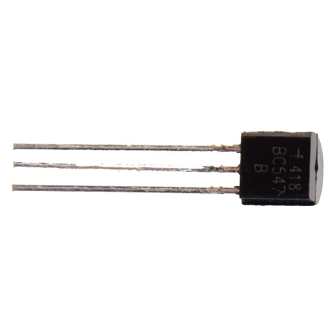 100 X Transistor Npn Bc547 45v 100ma Black Bc547