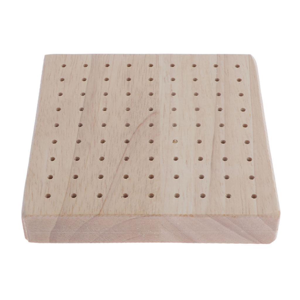 Soft Wooden Clay Painting Stand Base Model Hobby Parts Holder Square-Square