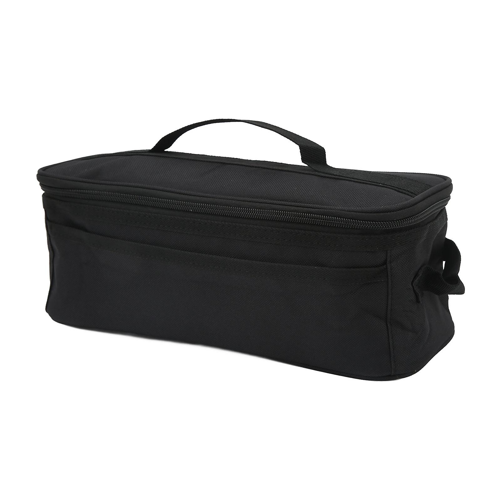 Camping Bag Large Capacity Double Zipper Tableware Storage Bag with Handle for Outdoor