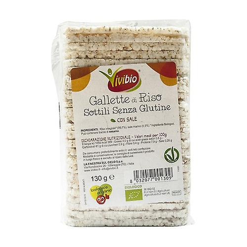 Thin rice cakes gluten free 130 g