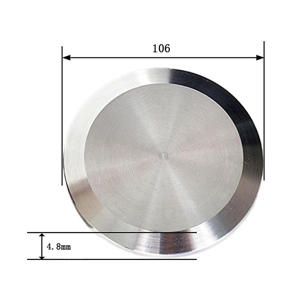 Snabbkopplingsplugg Blank fläns Rostfri metallpropplock för mjölktillverkningssystem
