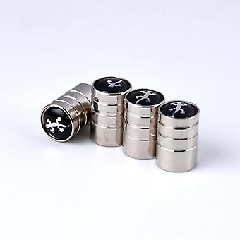 SBMLV-Car tire cap valve suitable valve cap metal tire valve cap (gecko, 8 pieces)