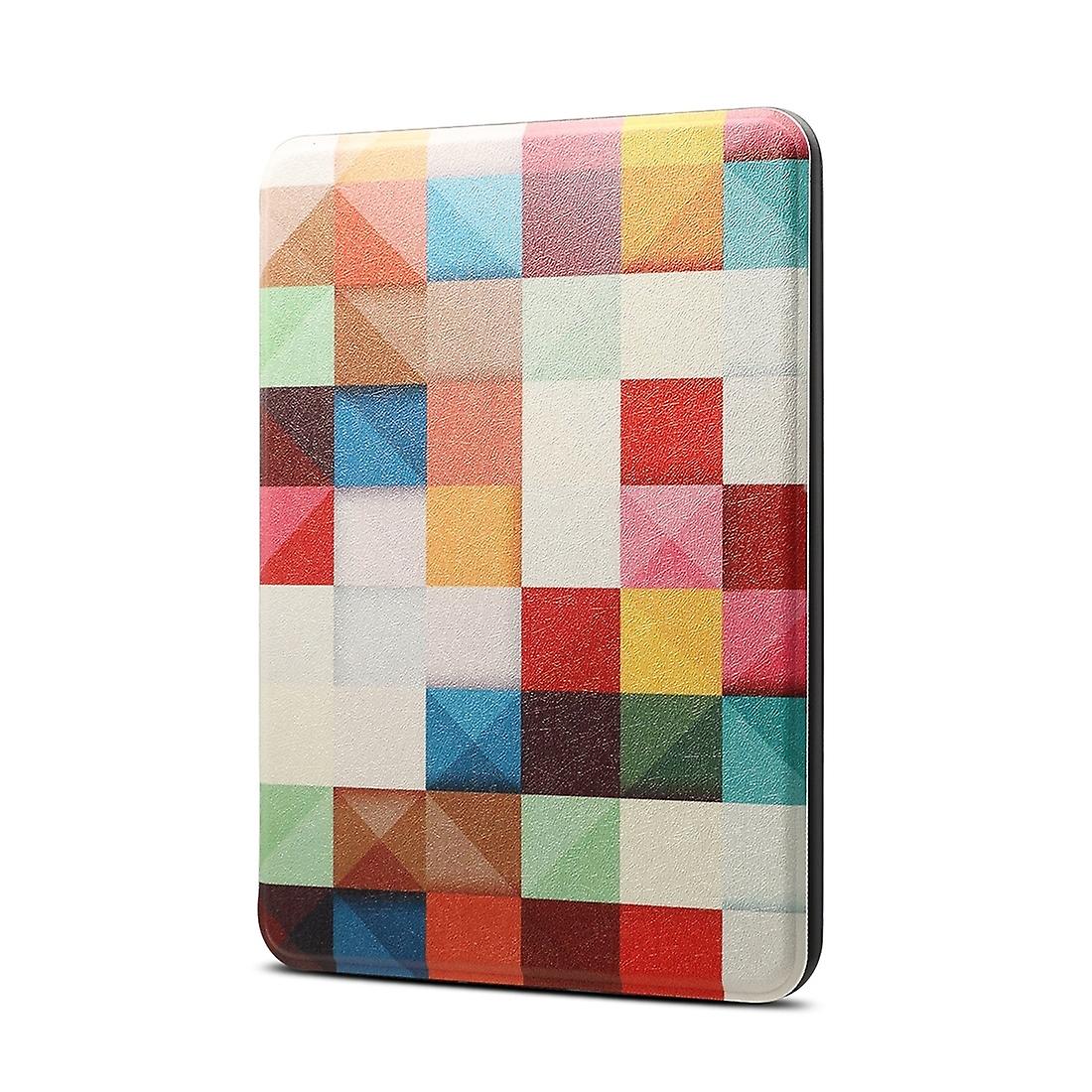 Colored Pattern Leather Case for Amazon Kindle Paperwhite 4
