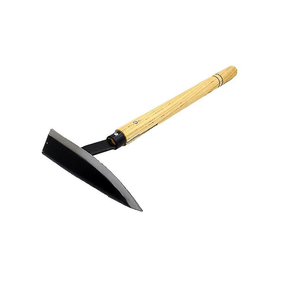 Garden Landscaping Triangle Hoe With Wood Handle