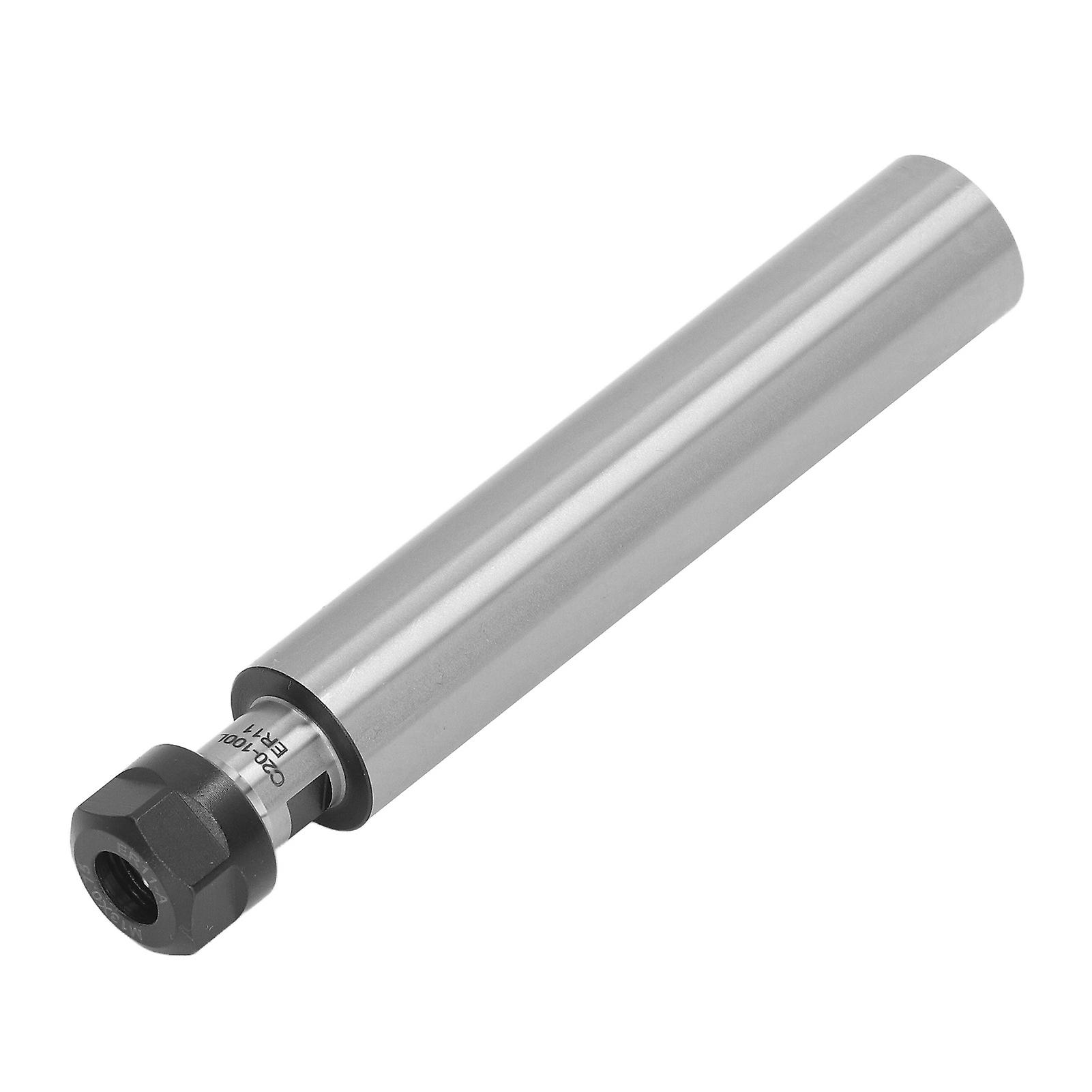 Collet Chuck Holder Extension Rod Straight Shank C20 ER11A 100L for CNC Milling Drilling Engraving Machine 