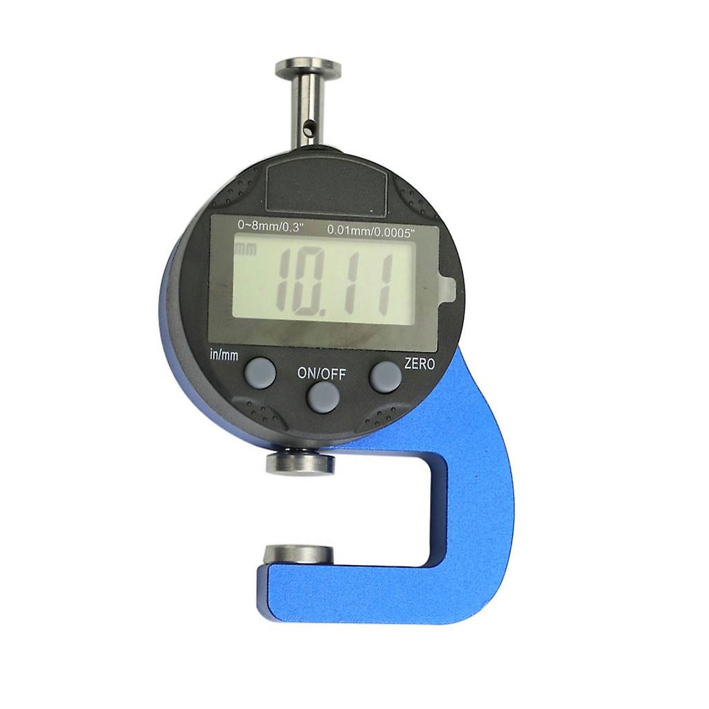 Electronic Micrometer LCD Display Dial Thickness Meter for Paper/Film/Leather