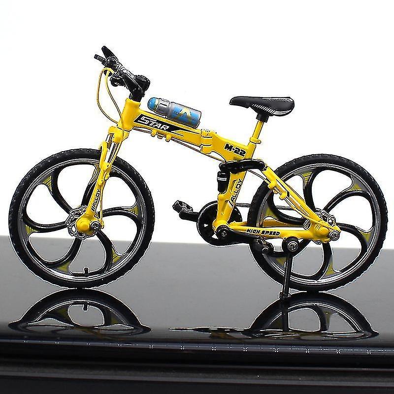 Mini 1:10 Alloy Bicycle Scale Model  Simulation Ornament Finger Bikes Toy Creative Alloy Bicycle Mod