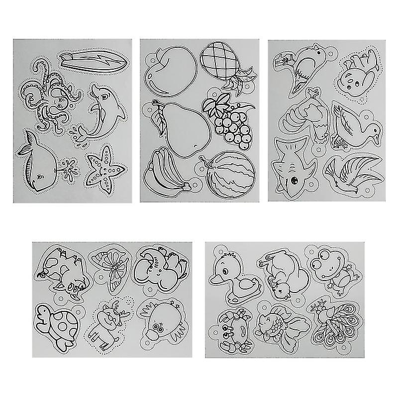 5sheets Shrink Art Pieces