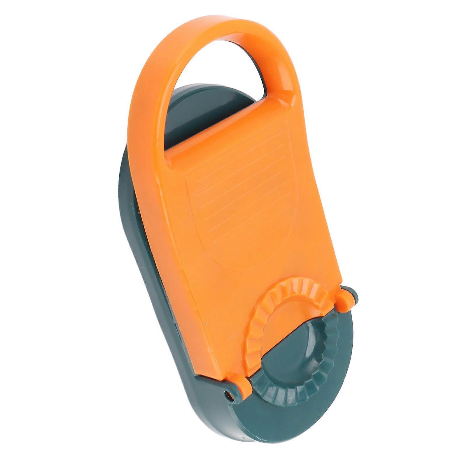 2 in 1 Manual Dumpling Maker Kitchen Dumpling Making Tool Household Multifunctional Dumpling Mold Orange 