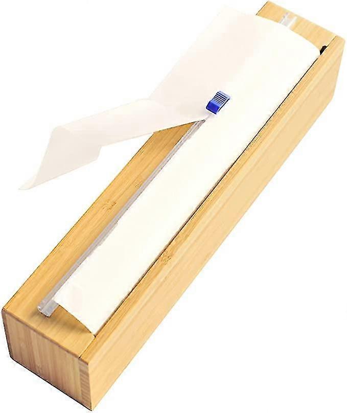 Pergamentpapirdispenser gjenbrukbar &solid bambus tre dispenser