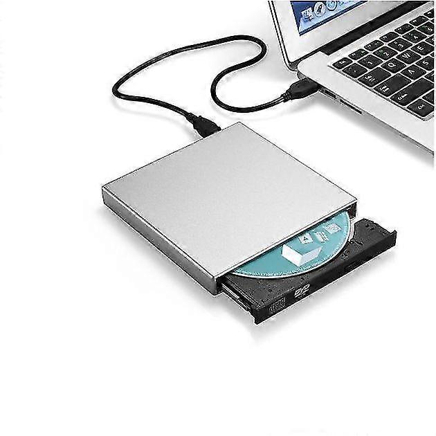 Usb External Cd-rw Burner Dvd/cd Reader Player Optical Drive For Laptop Computer