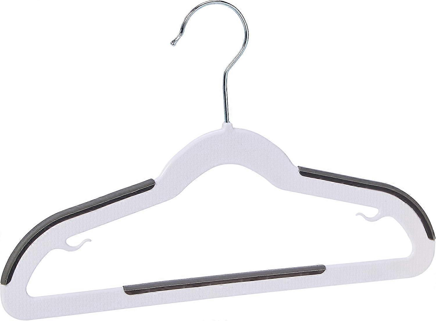 Plastic Kids Hangers, 30-Pack, White