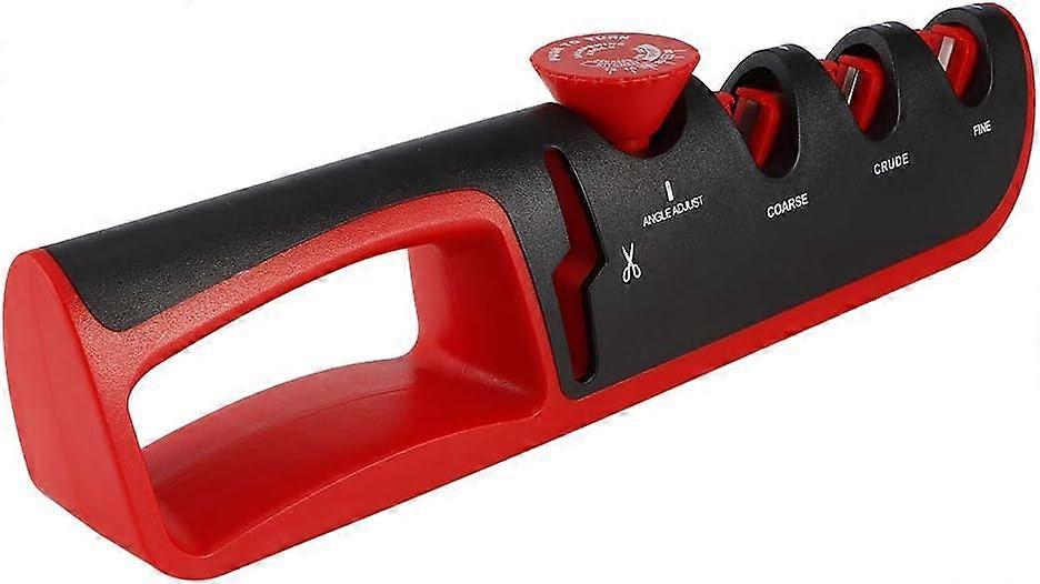 Level 3 professional knife sharpener - knife sharpener with adjustable angle handle - multi-function knife sharpener and polishing kitchen knife sharp