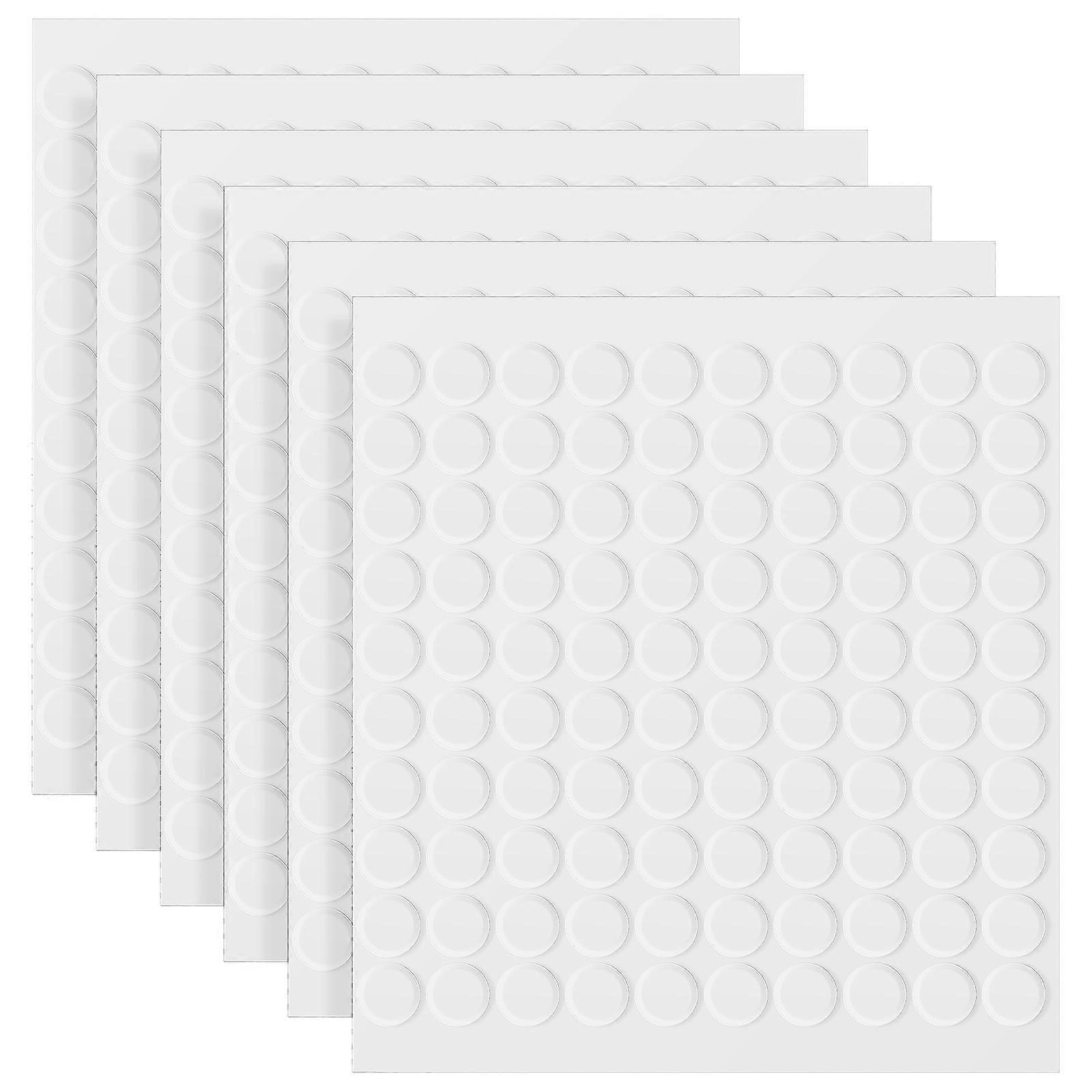 600pcs Double Sided Adhesive Dots Sticky Dots Craft Glue Points Easily Removable Clear Acrylic Adhesive Dots