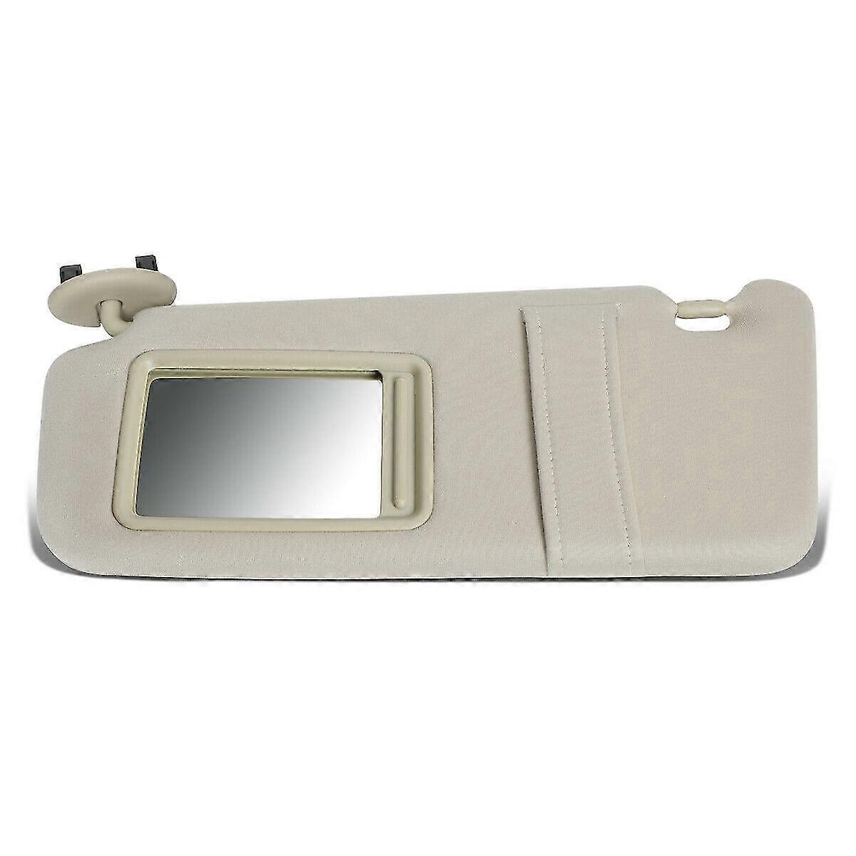 For 2007-2011 Left Driver Side Sun Visor Sunshade Light Beige