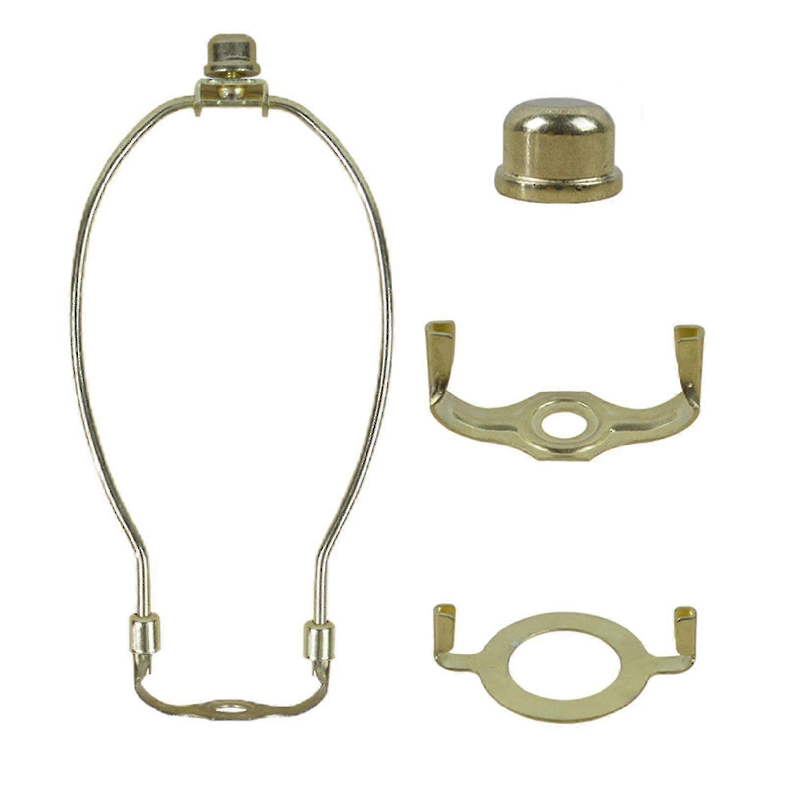 Abnehmbare Lampe Harfe mit Knauf für Tischbodenleuchte elegant und Gold 12 Zoll