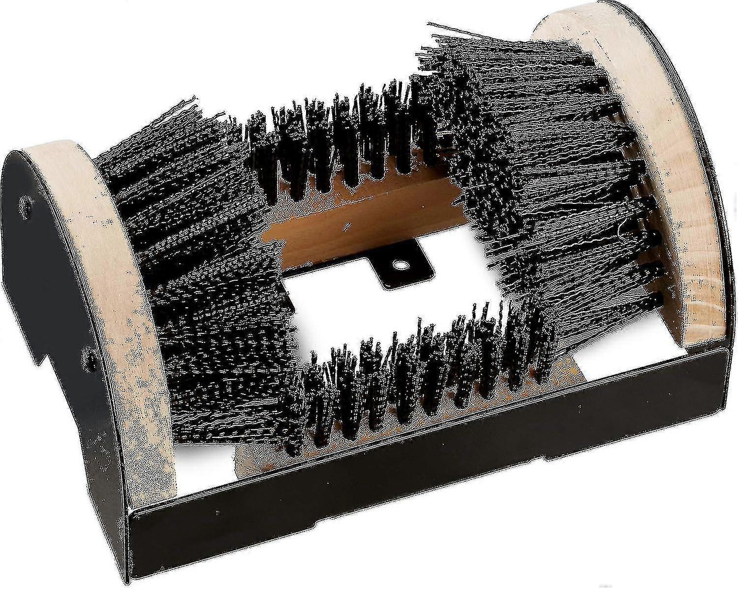 Black/plain Shoe Brush, All Around, Boot Scraper, For Outdoors, Sturdy Bristles, Floor Attachment