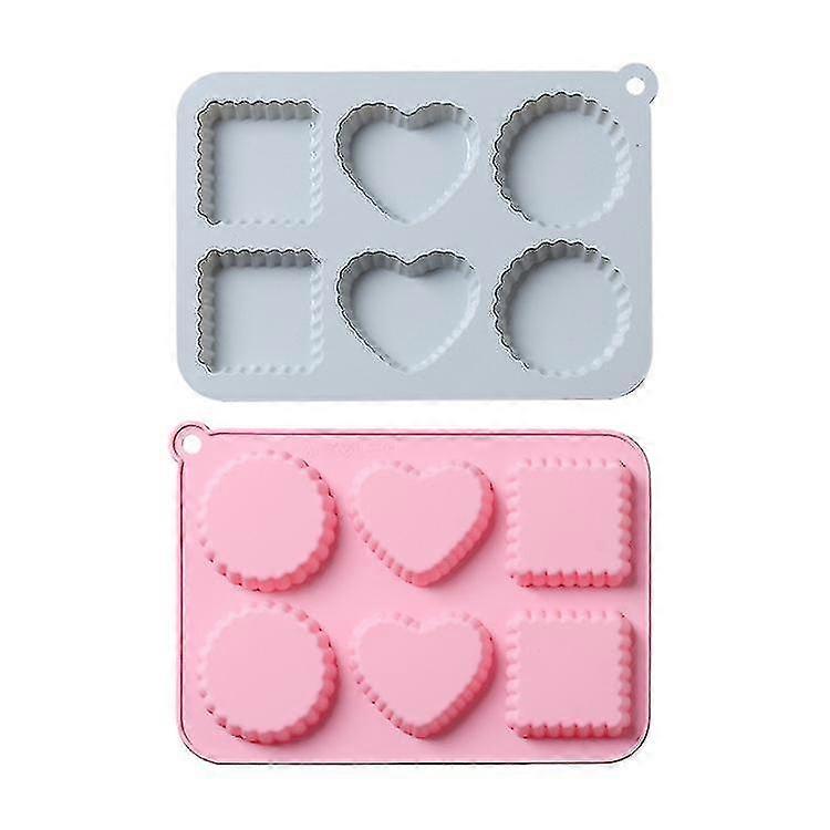 2pcs Silicone Chocolate Mould Cake Muffin