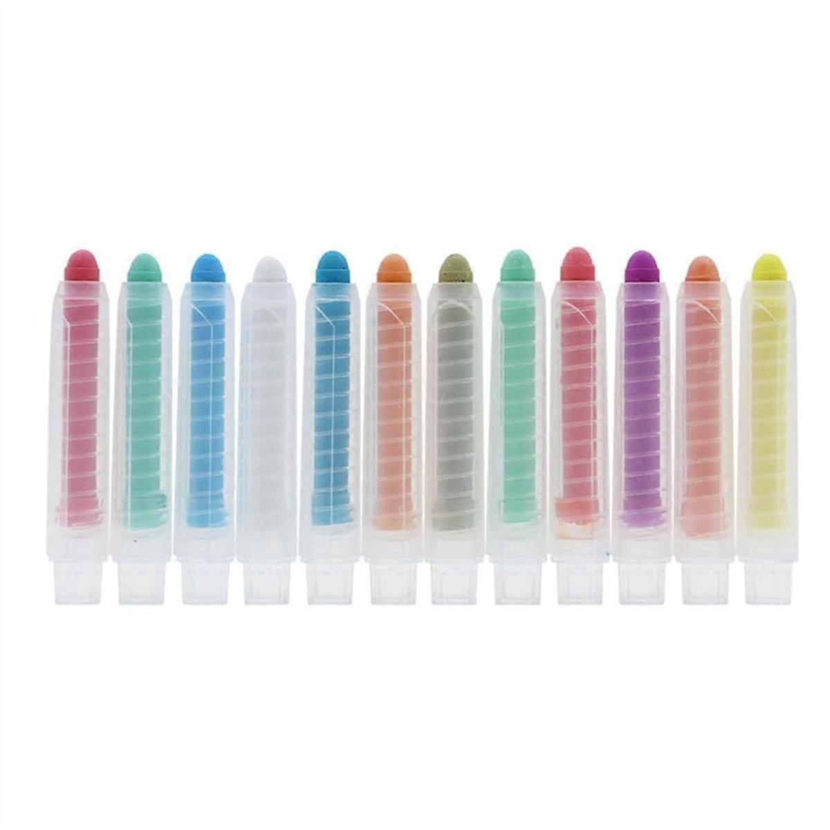 12ks Barevná Křída S Držákem Nejlepší Umělecký Nástroj Pro Tabuli Děti Kreslení Psaní Pro Učitele Studenty