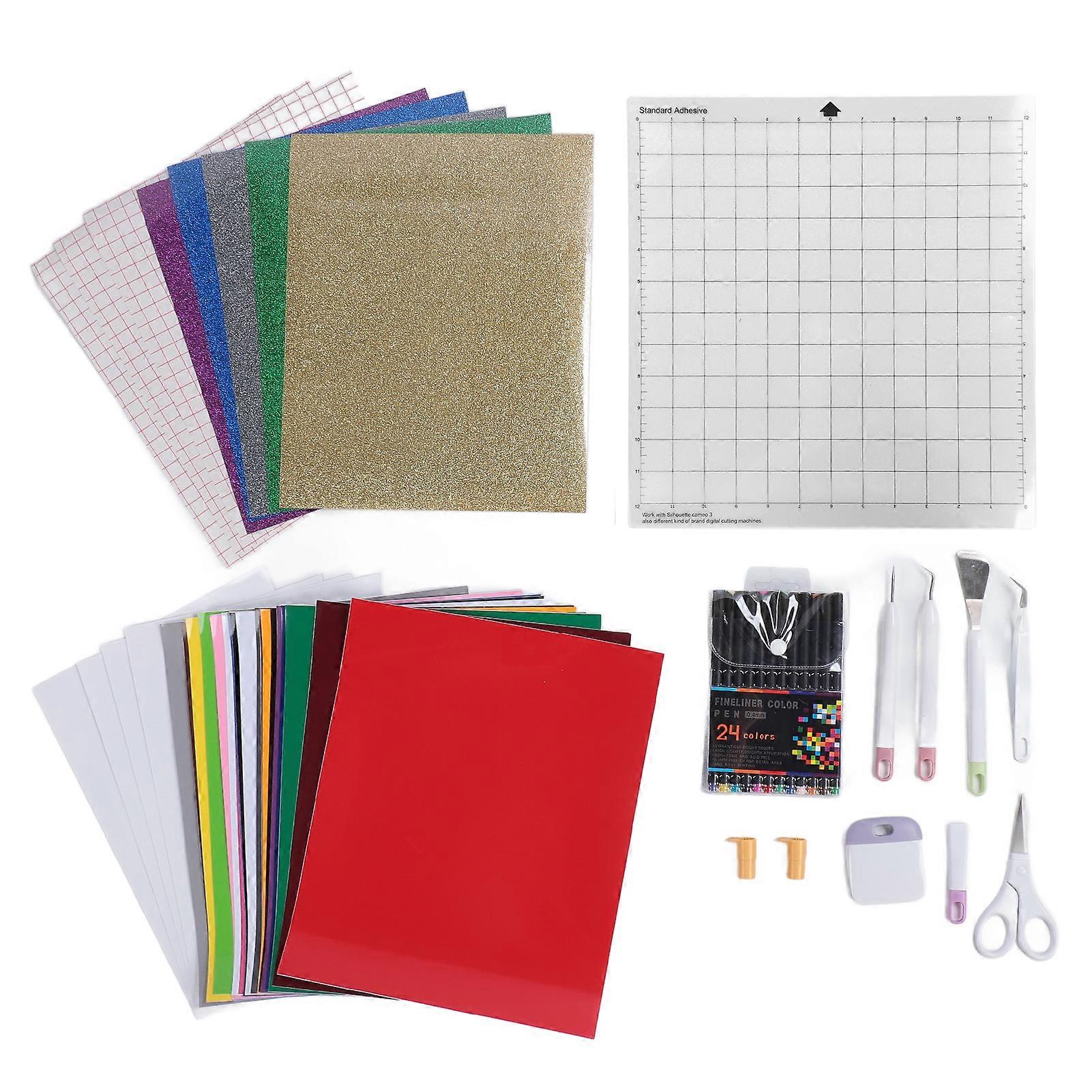 66Pcs Cutting Machine Tool Kit Washable Colorfast Rich Colors Cutting Machine Accessories for Beginners DIY Crafting