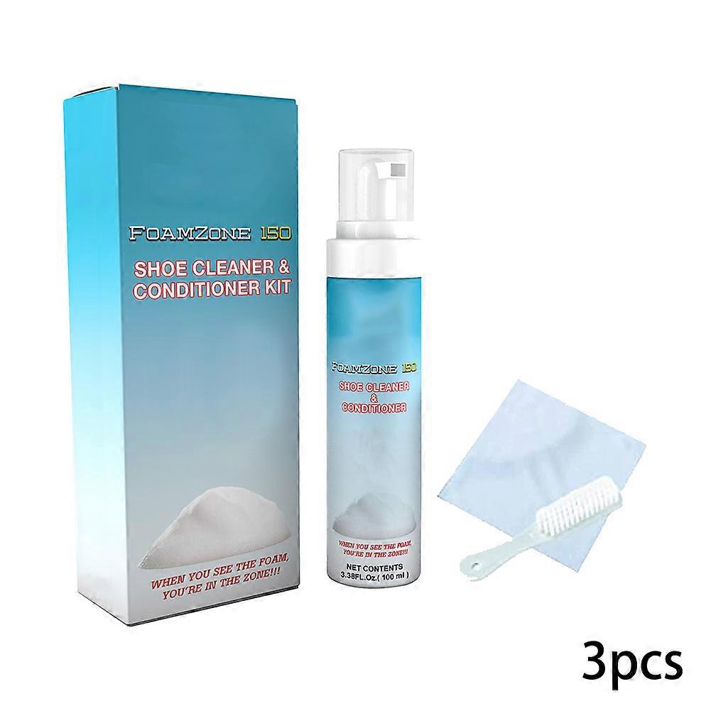 Shoe Cleaning & Conditioner Kit Whiten Polish Cleaning Foam for Shoes White Shoes Foam Cleaner
